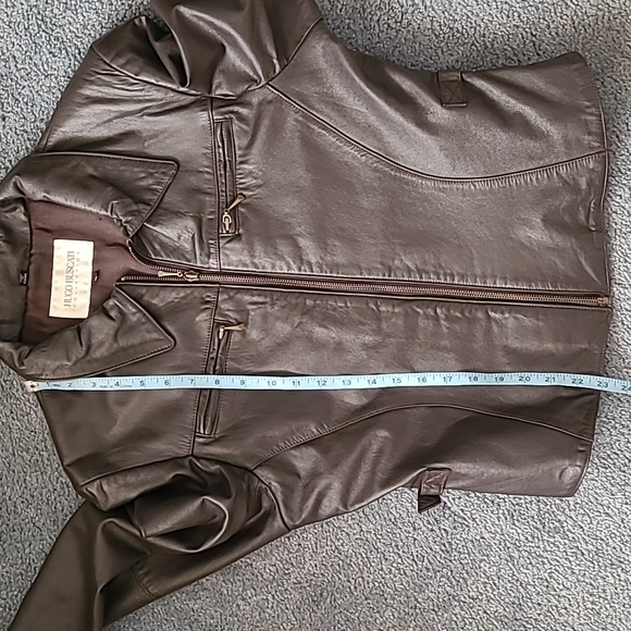 Hugo Buscati Collection leather jacket, size M - Picture 11 of 12